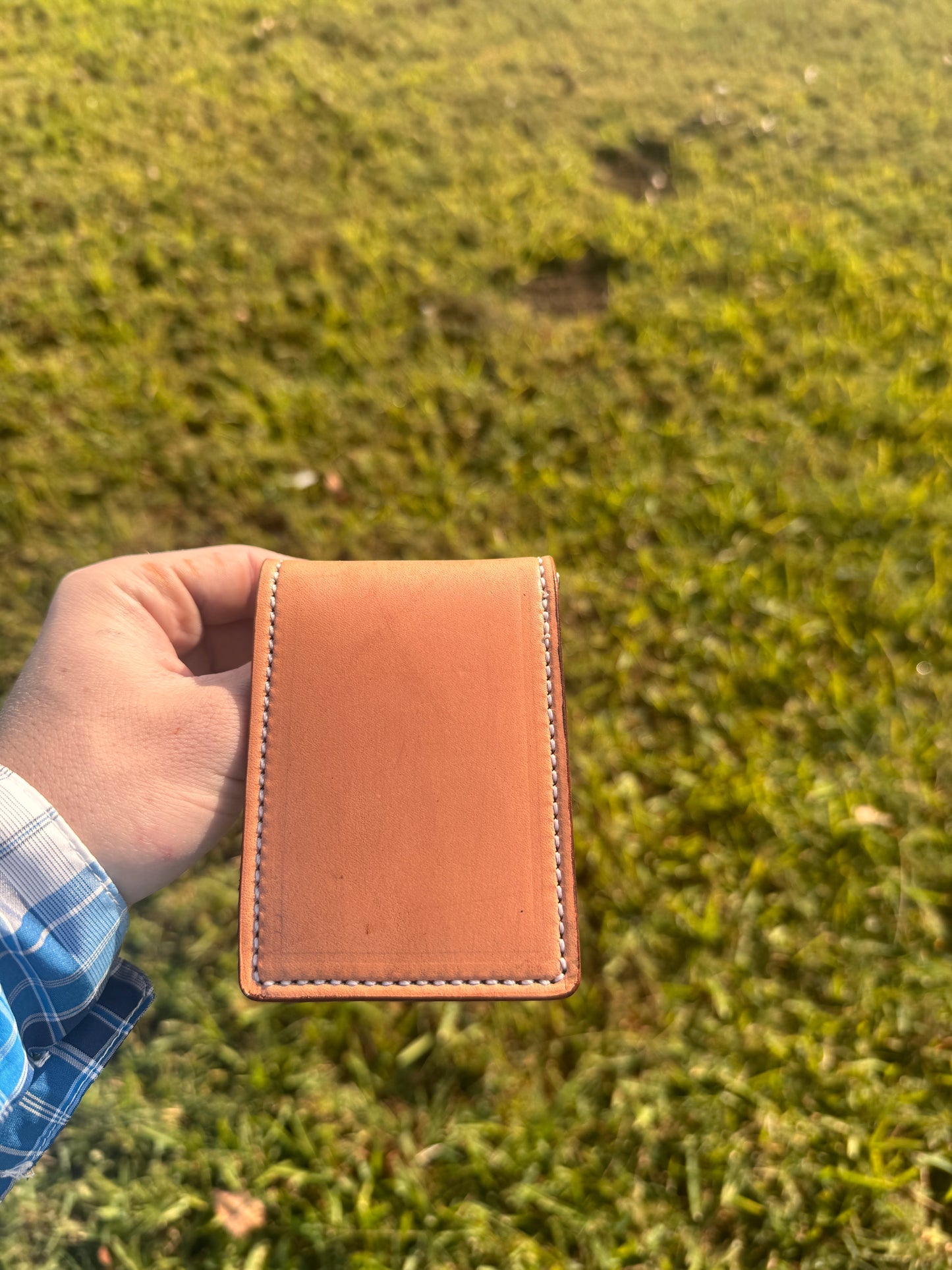 Simple money clip wallet