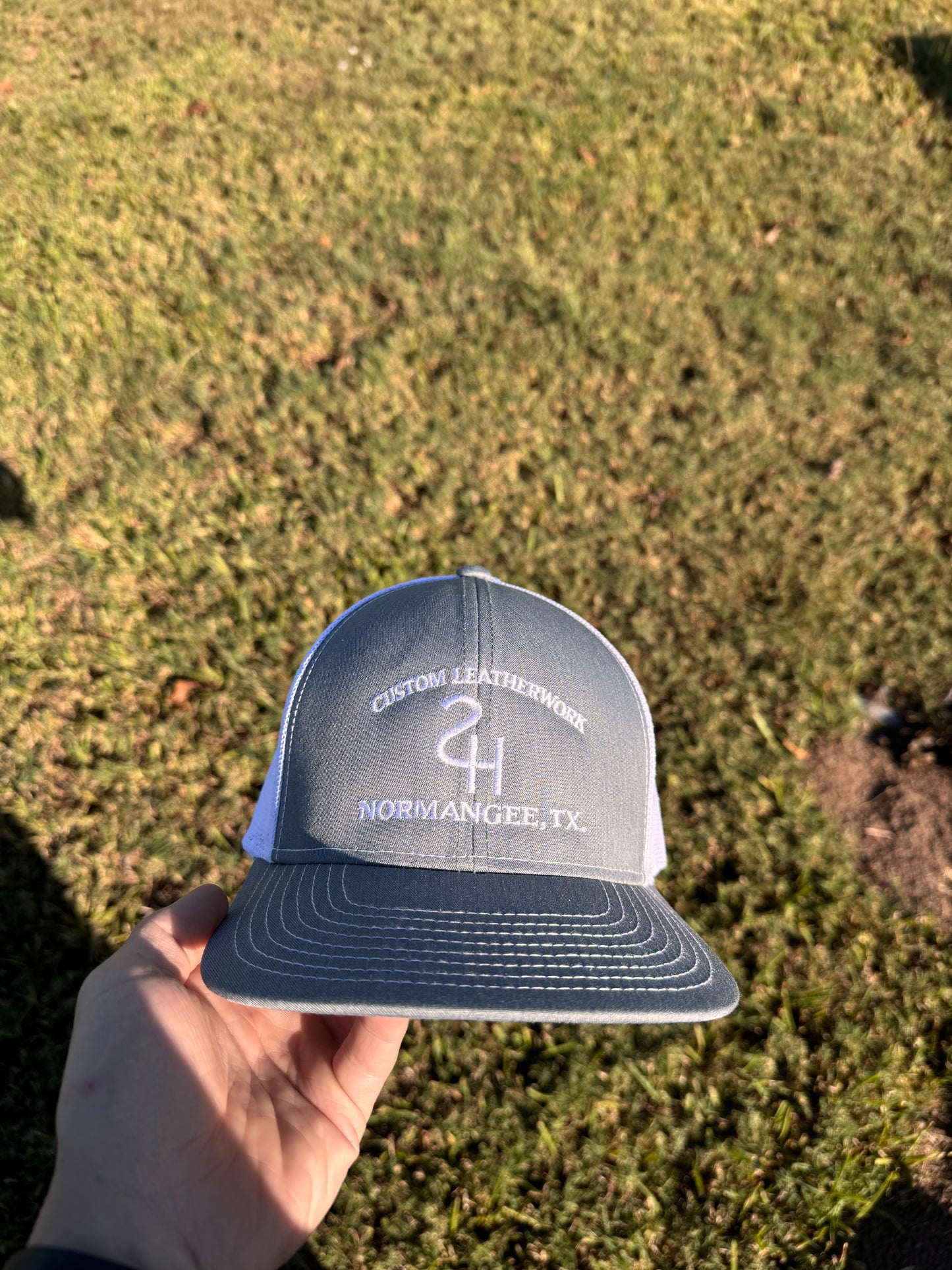 Heather Grey Trucker